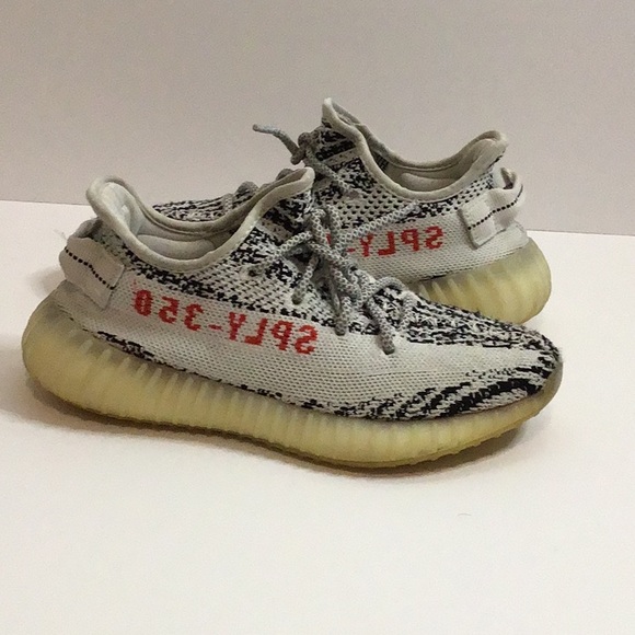 ✨Yeezy boost 350 V2 “zebra”2017 USED with orig. box, size 4.5✨ - Picture 4 of 13